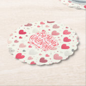 Das farbenfrohe Valentinstag Untersetzer (angewinkelt)
