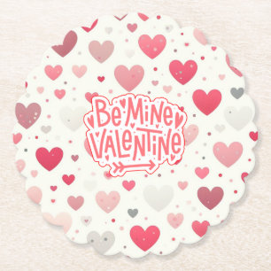 Das farbenfrohe Valentinstag Untersetzer