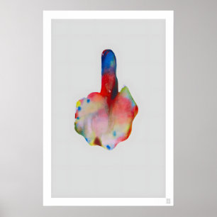 Das farbenfrohste FK YOU T-Shirt - Unisex Poster