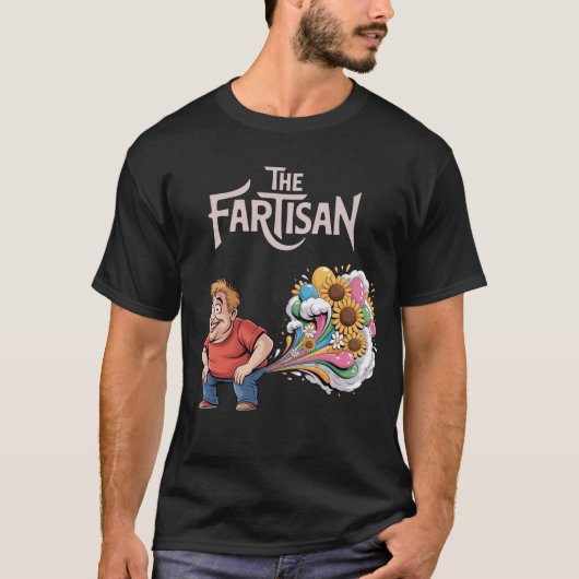 Das Fartisan - Farb-Blume & Balloons-T-Shirt T-Shirt (Vorderseite)