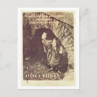 Das faschistische Aviation_Propaganda-Poster Postkarte