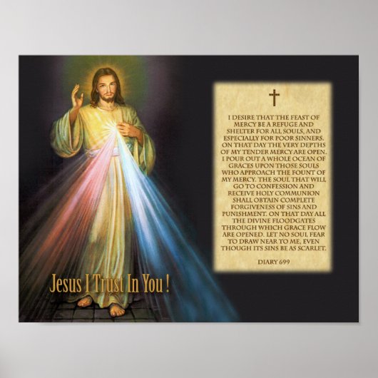 DAS FAST DER DIVINE MERCY POSTER (Vorne)