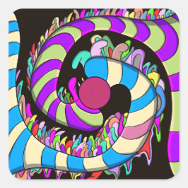 Das Faszinierende Quadratischer Aufkleber