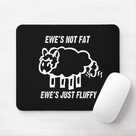Das FAT des MUTTERSCHAFS NICHT, der GERECHTE Mousepad (Mit Mouse)
