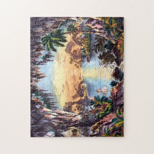 Das feenhafte Grotten-Puzzlespiel Puzzle (Vertikal)