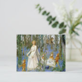 Das feenhafte Holz Postkarte (Stehend Vorderseite)