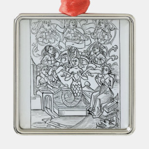 Das feenhafte Melusine Silbernes Ornament