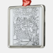 Das feenhafte Melusine Silbernes Ornament (Links)