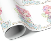 Das Feenmädchen Geschenkpapier (Rolleneckpunkt)