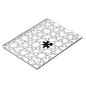 Das fehlende Puzzleteil-Muster Notizblock (Linke Seite)