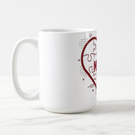 Das fehlende Stück – Faith Heart Design Kaffeetasse