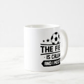 Das Feld ruft an und ich muss gehen Kaffeetasse (VorderseiteRechts)