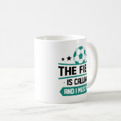 Das Feld ruft an und ich muss gehen Kaffeetasse (VorderseiteRechts)