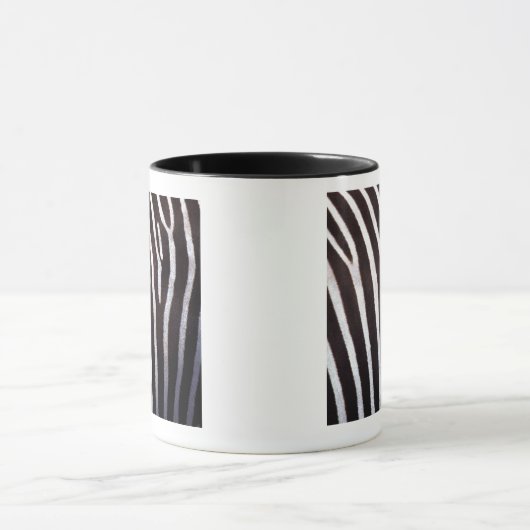 das Fell des Zebras Tasse (Zentrum)