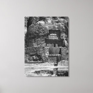 Das Felsen-geschnittene Grab von Artaxerxes I Leinwanddruck