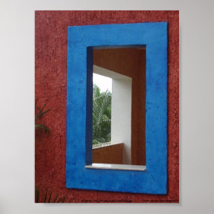 Das Fenster auf Riviera-Maya, Mexiko Poster
