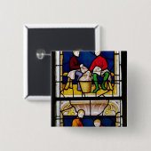 Das Fenster des Stoff-Kaufmannes Button (Vorne & Hinten)