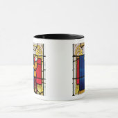 Das Fenster des Stoff-Kaufmannes Tasse (Zentrum)