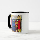 Das Fenster des Stoff-Kaufmannes Tasse (Vorderseite Links)
