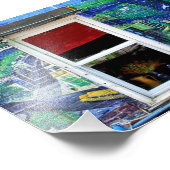 Das Fenster Fotodruck (Ecke)