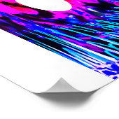 Das Fenster in die Zukunft der digitalen Kunst Poster (Ecke)