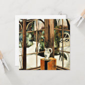 Das Fenster, Iver Heath, Gemälde von Paul Nash Karte (Vorderseite/Rückseite Beispiel)