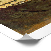 Das Fenster (Öl auf Leinwand) Poster (Ecke)