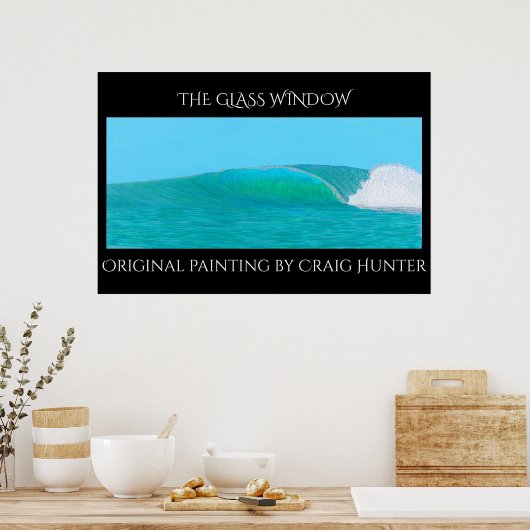 Das Fenster Poster (Küche)