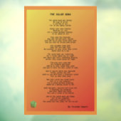 Das Fenster "Salad Bowl" Fensteraufkleber (Blatt 3)