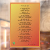 Das Fenster "Salad Bowl" Fensteraufkleber (Blatt 2)