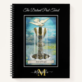 Das ferne Tarot-Deck-As des Cups-Monogramms Notizblock