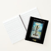 Das ferne Tarot-Deck-As des Cups-Monogramms Notizblock (Innenseite)