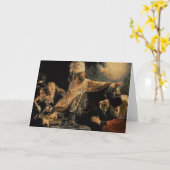 Das Fest c.1636-38 des Belshazzars Karte (Gelbe Blume)