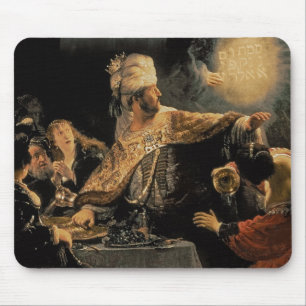 Das Fest c.1636-38 des Belshazzars Mousepad