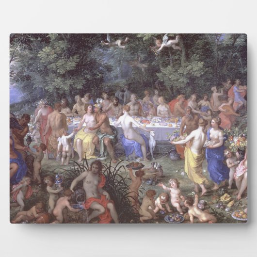 Das Fest der Götter (Öl auf Leinwand) Fotoplatte (Vorderseite)