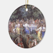 Das Fest der Götter (Öl auf Leinwand) Keramik Ornament (Links)