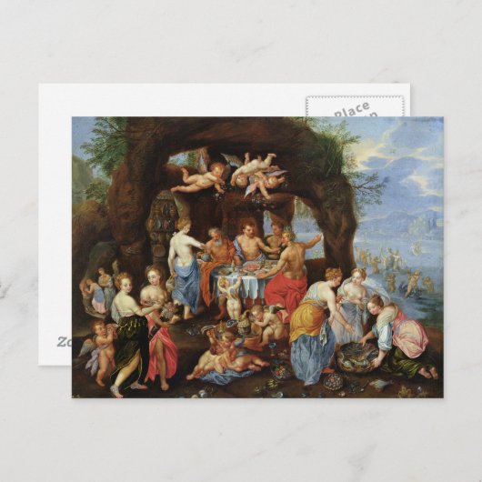 Das Fest der Götter Postkarte (Vorne/Hinten)