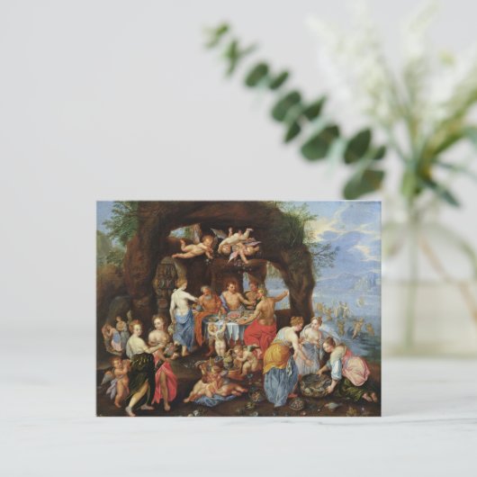 Das Fest der Götter Postkarte (Stehend Vorderseite)