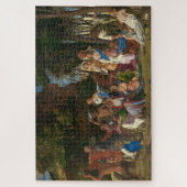 Das Fest der Götter (von Giovanni Bellini) Puzzle (Vertikal)