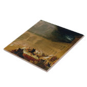 Das Fest des Belshazzars (Öl auf Leinwand) Fliese (Seite)