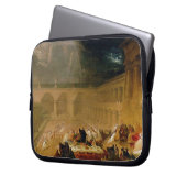 Das Fest des Belshazzars (Öl auf Leinwand) Laptopschutzhülle (Vorderseite Links)