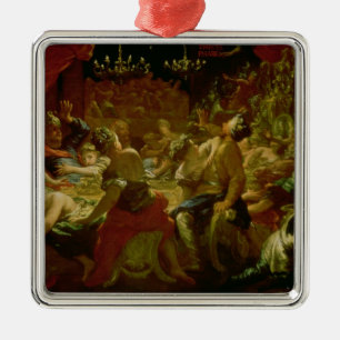 Das Fest des Belshazzars Ornament Aus Metall