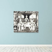 Das Fest des Großen Khans Leinwanddruck (Insitu (Holzboden))