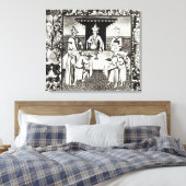 Das Fest des Großen Khans Leinwanddruck (Insitu (Schlafzimmer))