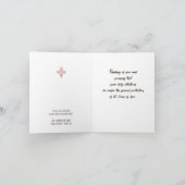 Das Fest des hl. Joan des Arc Segings Karte (Innenseite)