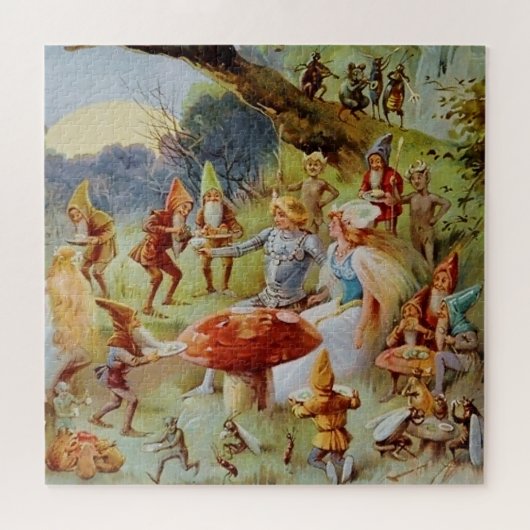 „Das Fest“ Feen-Kunst von E S Hardy Puzzle (Horizontal)