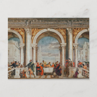 Das Fest im Haus von Levi Postkarte