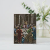 Das Fest im Hause Simon von El Greco Postkarte (Stehend Vorderseite)