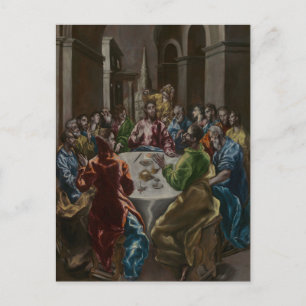 Das Fest im Hause Simon von El Greco Postkarte
