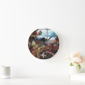 Das Fest - Runde Wanduhr (Zuhause)